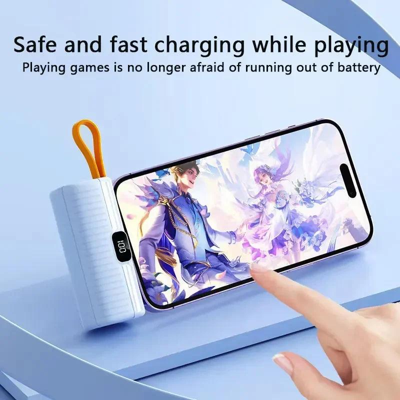 30,000mAh Mini Power Bank with Cable