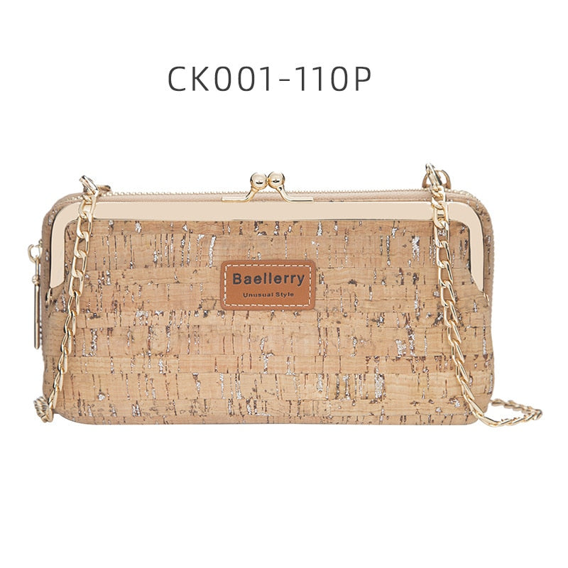 Cartera de madera de moda para mujer