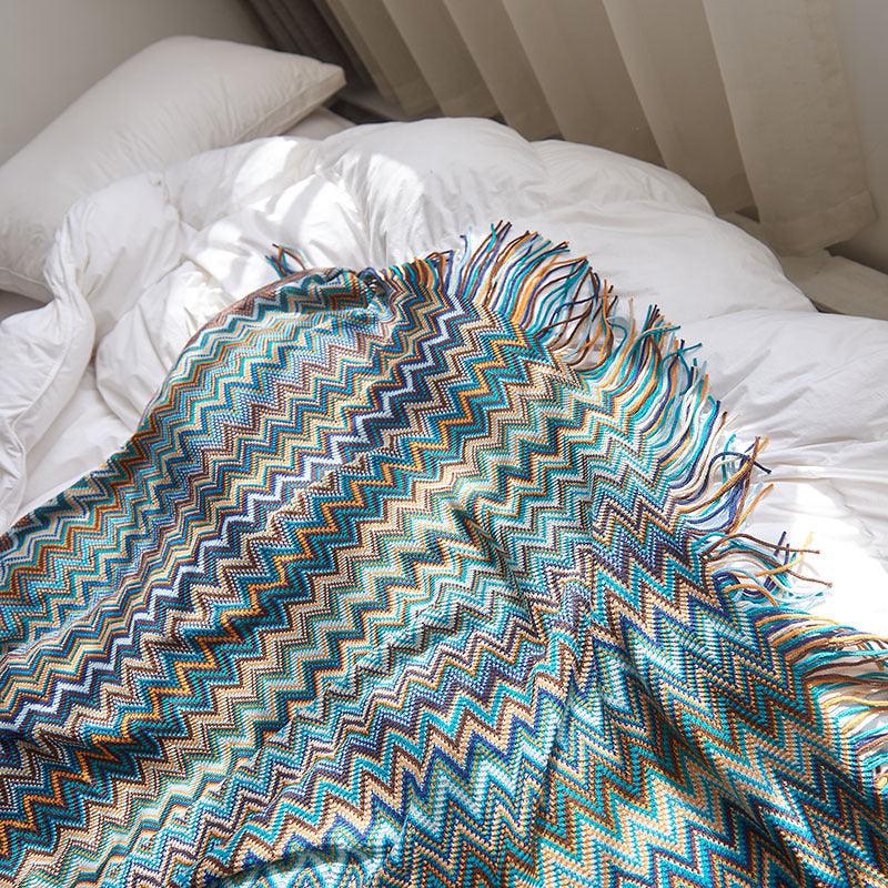 Bohemian Knit Blanket