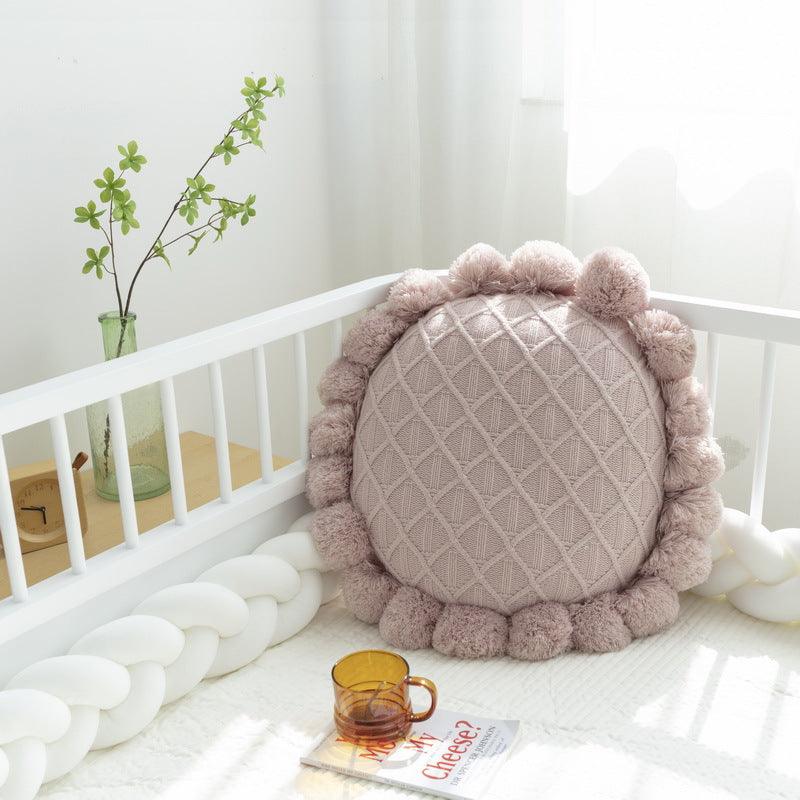 Sunflower Thick Knit Pillow