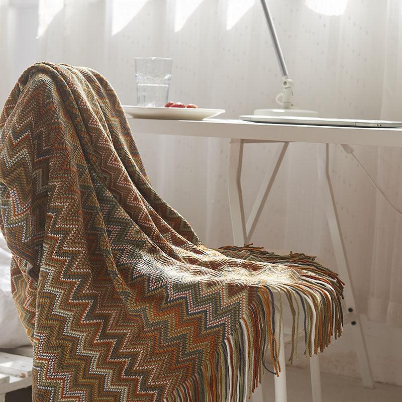 Bohemian Knit Blanket