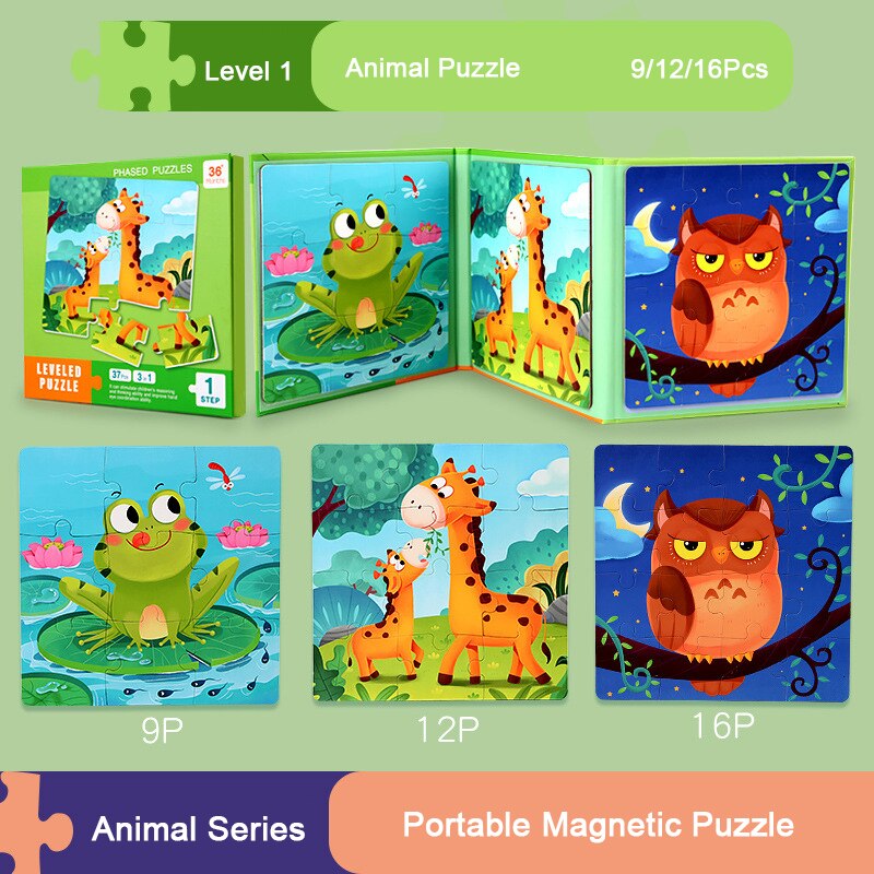 Magnetic puzzle 3-6 years