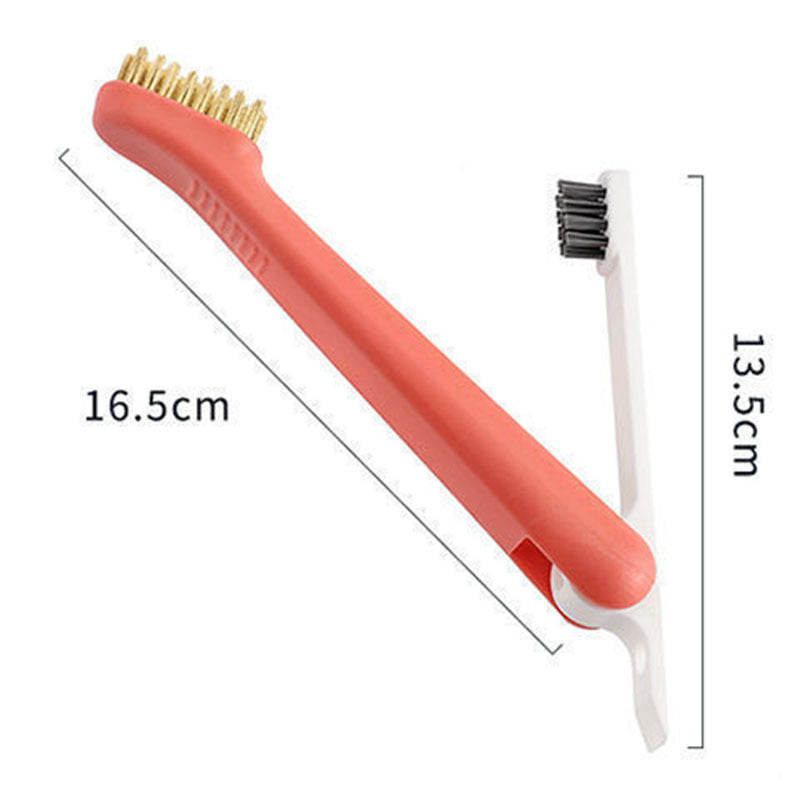 Stainless steel stove decontamination brush