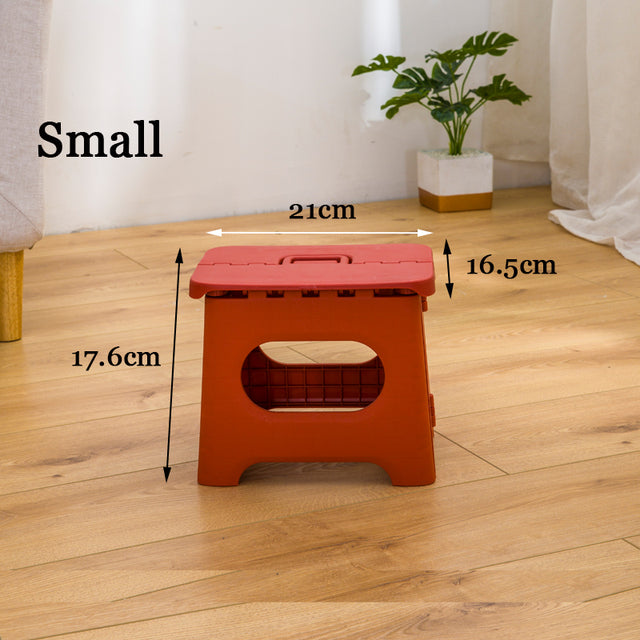 Train Maza Folding Stool: Portable, plastic, for home, subway, outdoor use