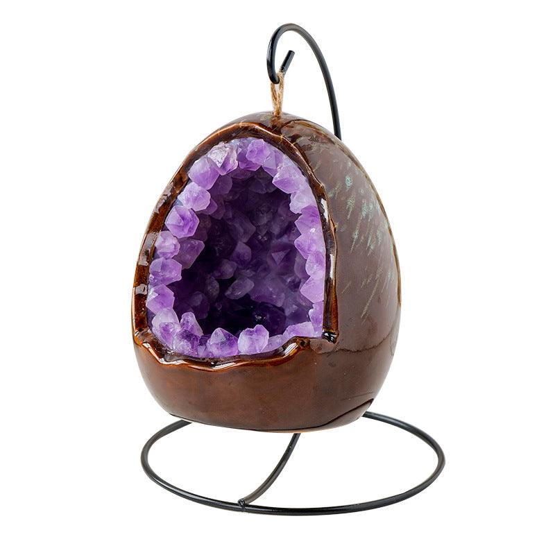 Amethyst Dinosaur Egg Light