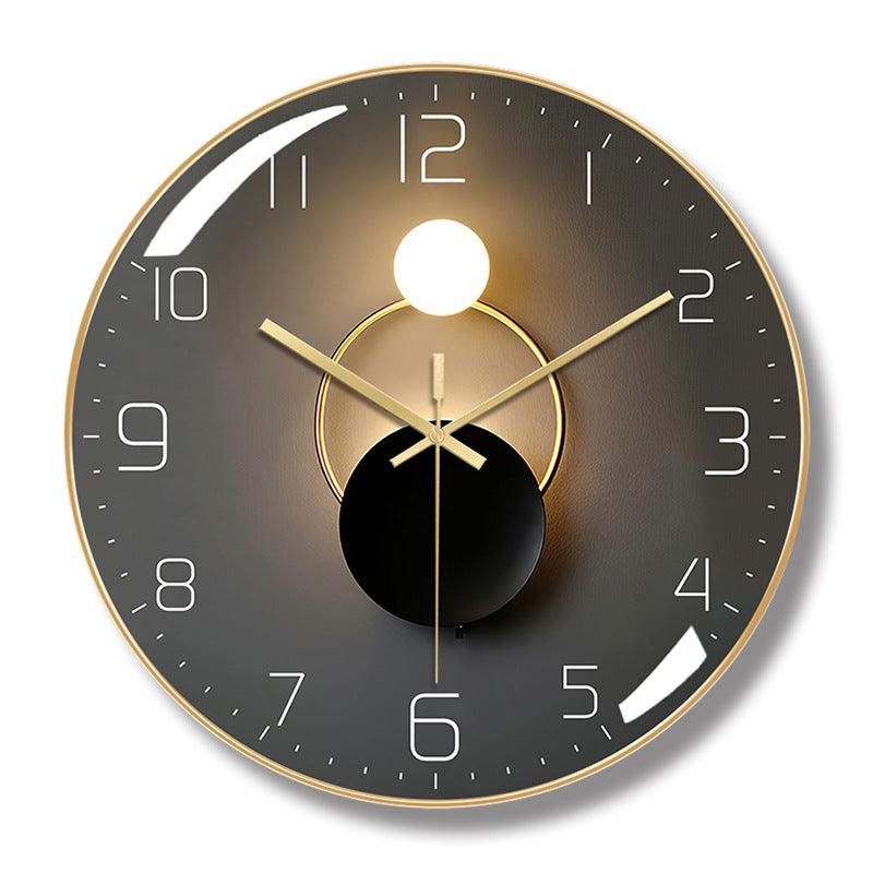 12-Inch Silent Wall Clock Living Room Quartz Clock