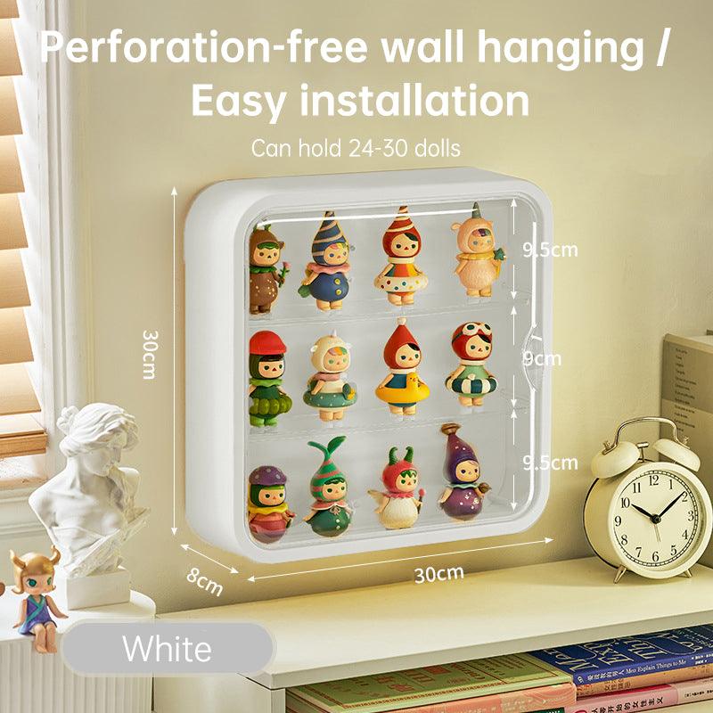 Collection Box - Handmade Doll Frame, Transparent, Wall-Mounted