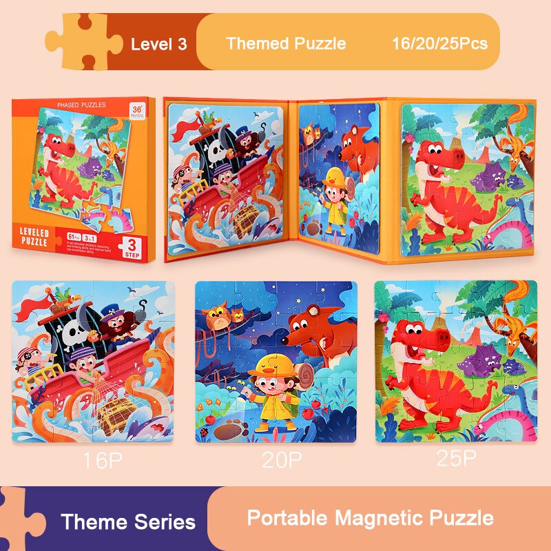 Puzzle magnético 3-6 años