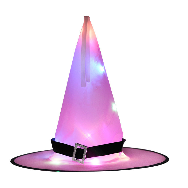 LED Witch Hat Halloween Decor