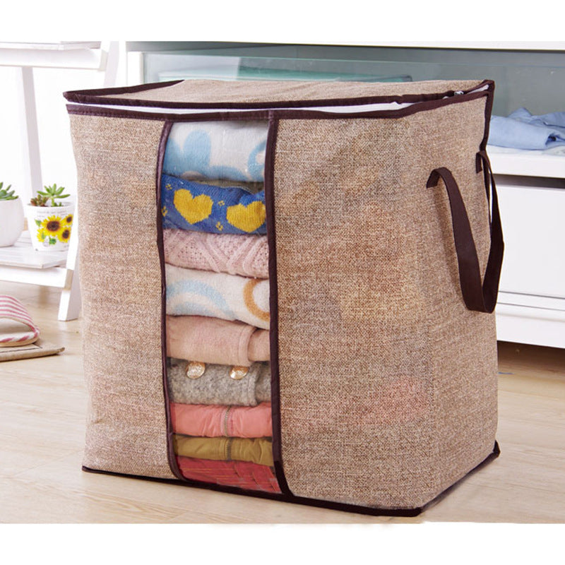 Sac de rangement pour couette non tissé de style coréen – Portable et durable