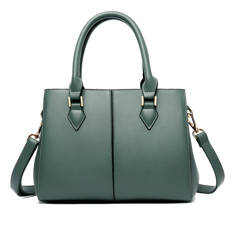 Large soft leather handbag for women