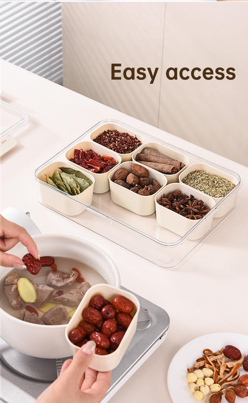 Snackle Box: Bandeja para verduras con tapa y asa