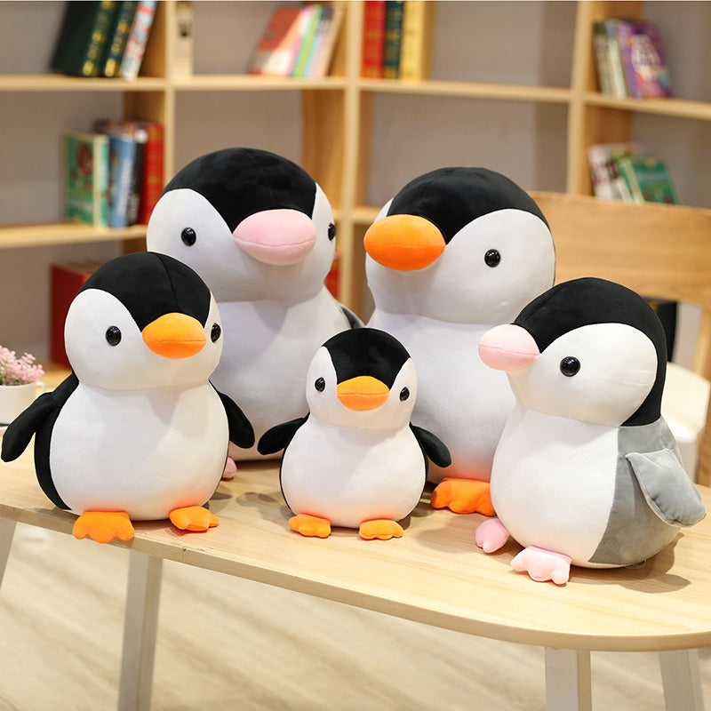 Large cute penguin plush toy