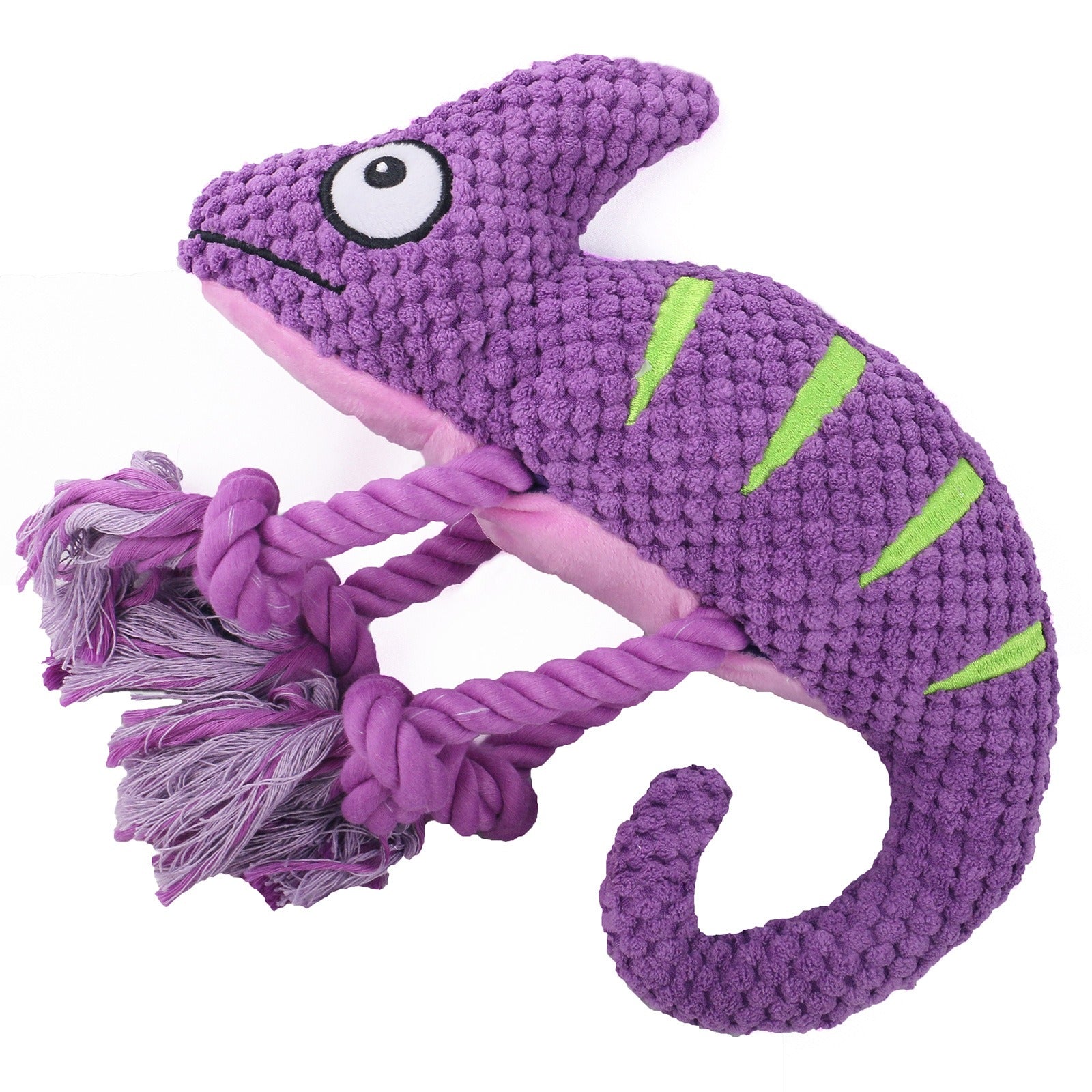 Jouet caméléon interactif en peluche