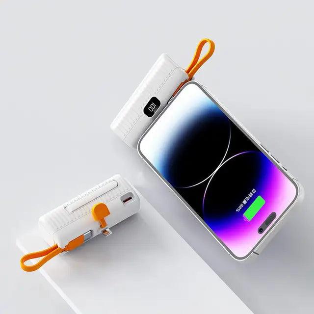 30,000mAh Mini Power Bank with Cable