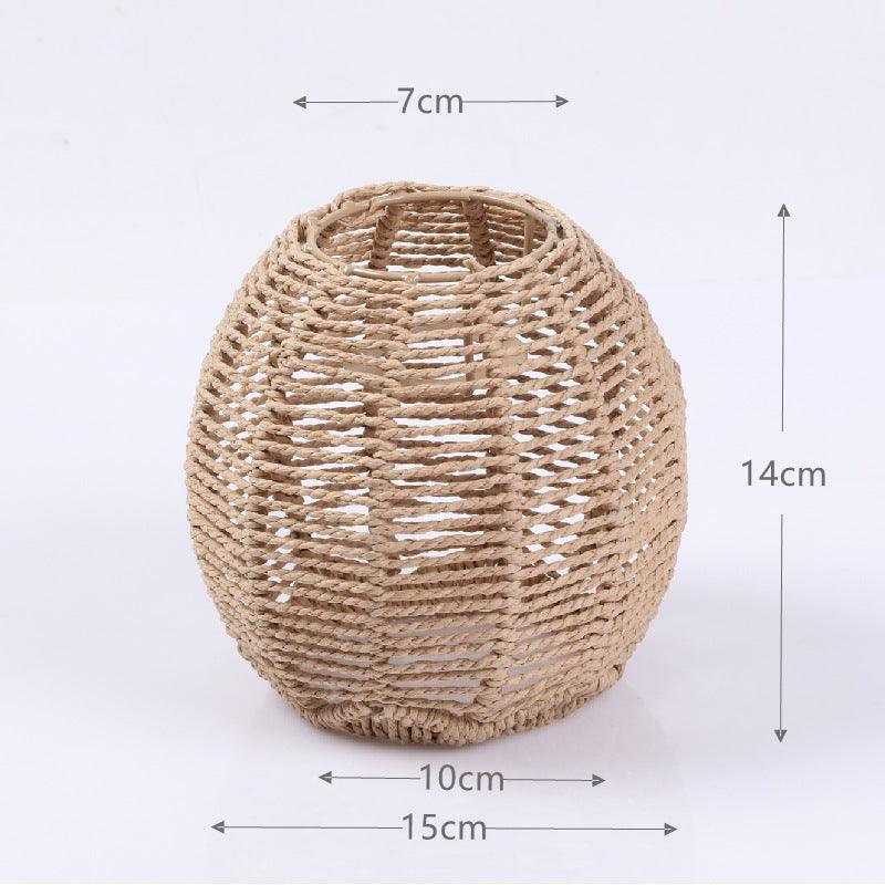 Elegant Chinese rattan lampshade