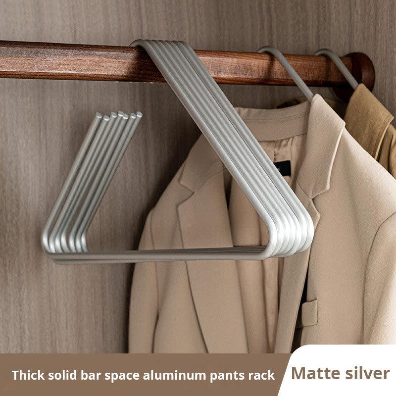 Aluminum Alloy Hanger, Triangular, Solid for Wardrobe and Air Drying