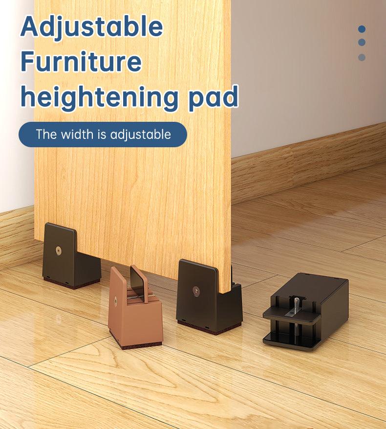 4 adjustable furniture pads