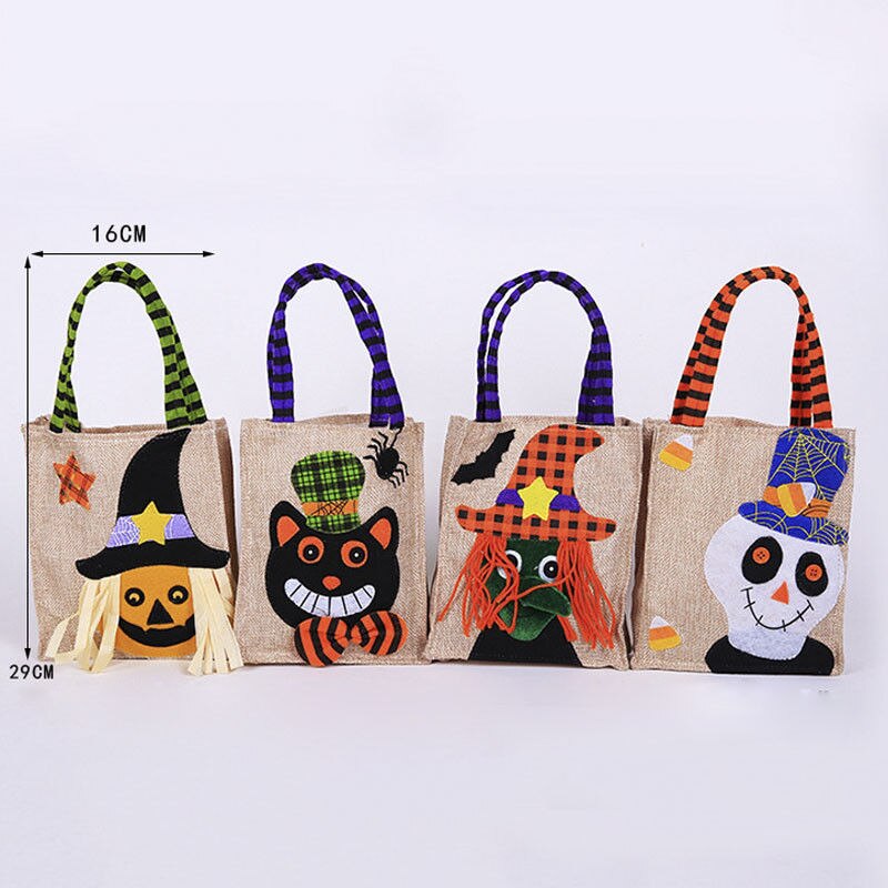 Bolsa de Halloween: fantasma de calabaza