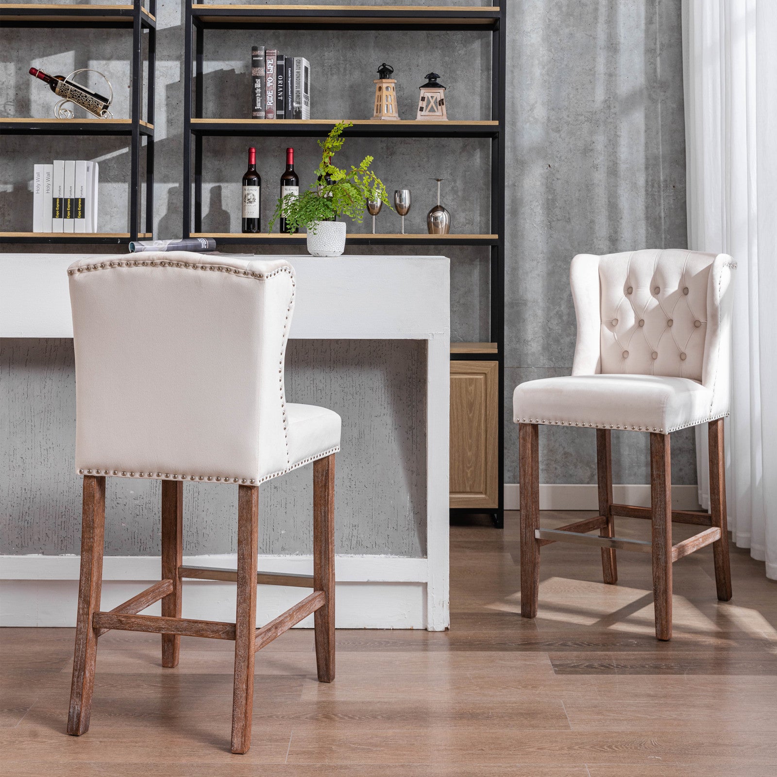 Set of 2 Bar Stools