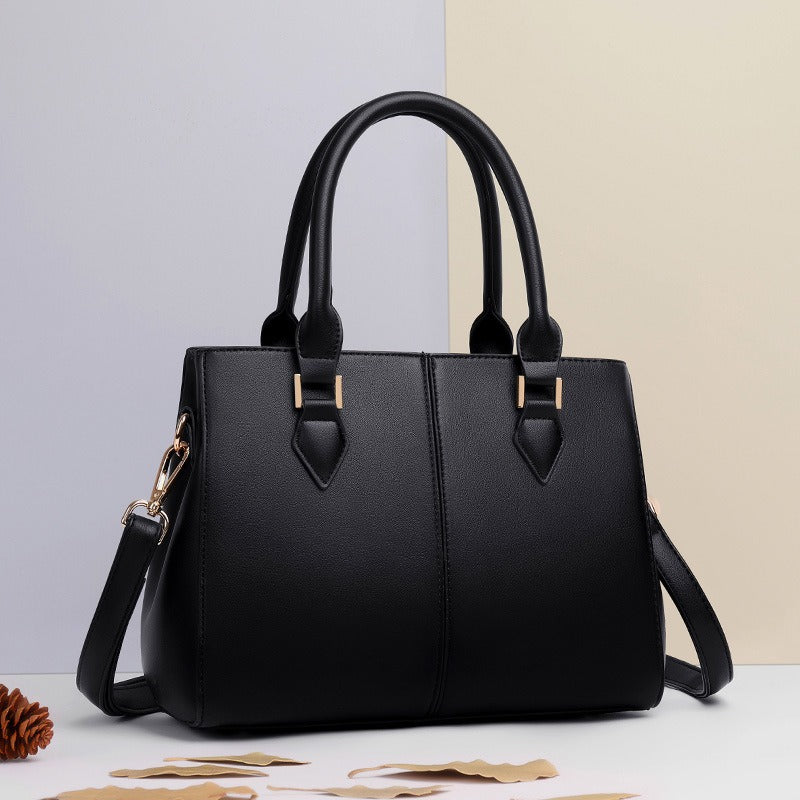 Large soft leather handbag for women