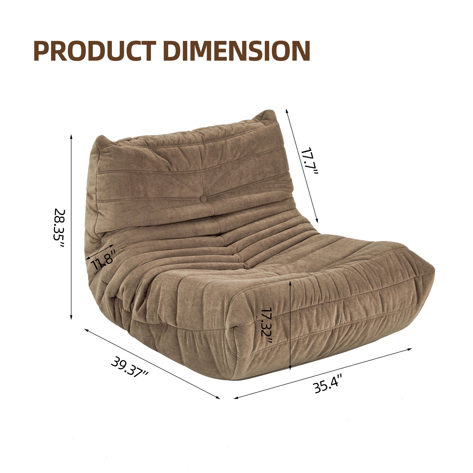 Ergonomic Bean Bag Chair