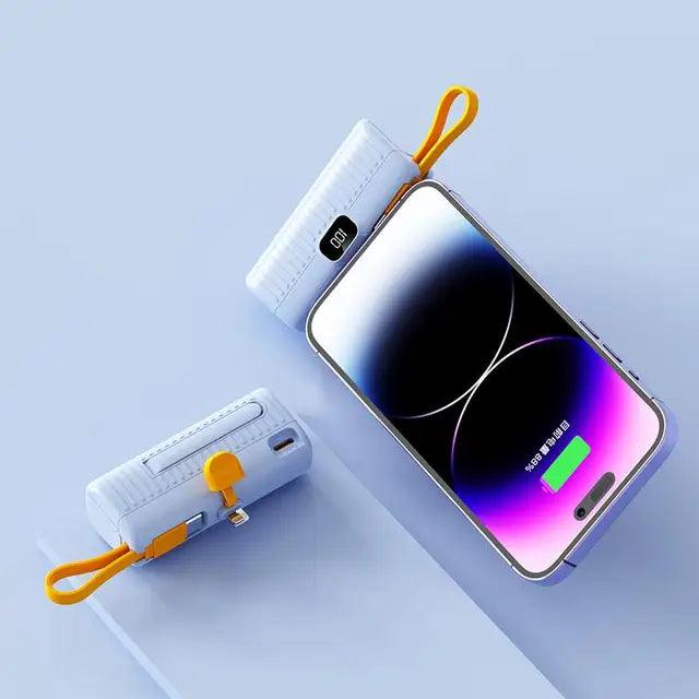 30,000mAh Mini Power Bank with Cable