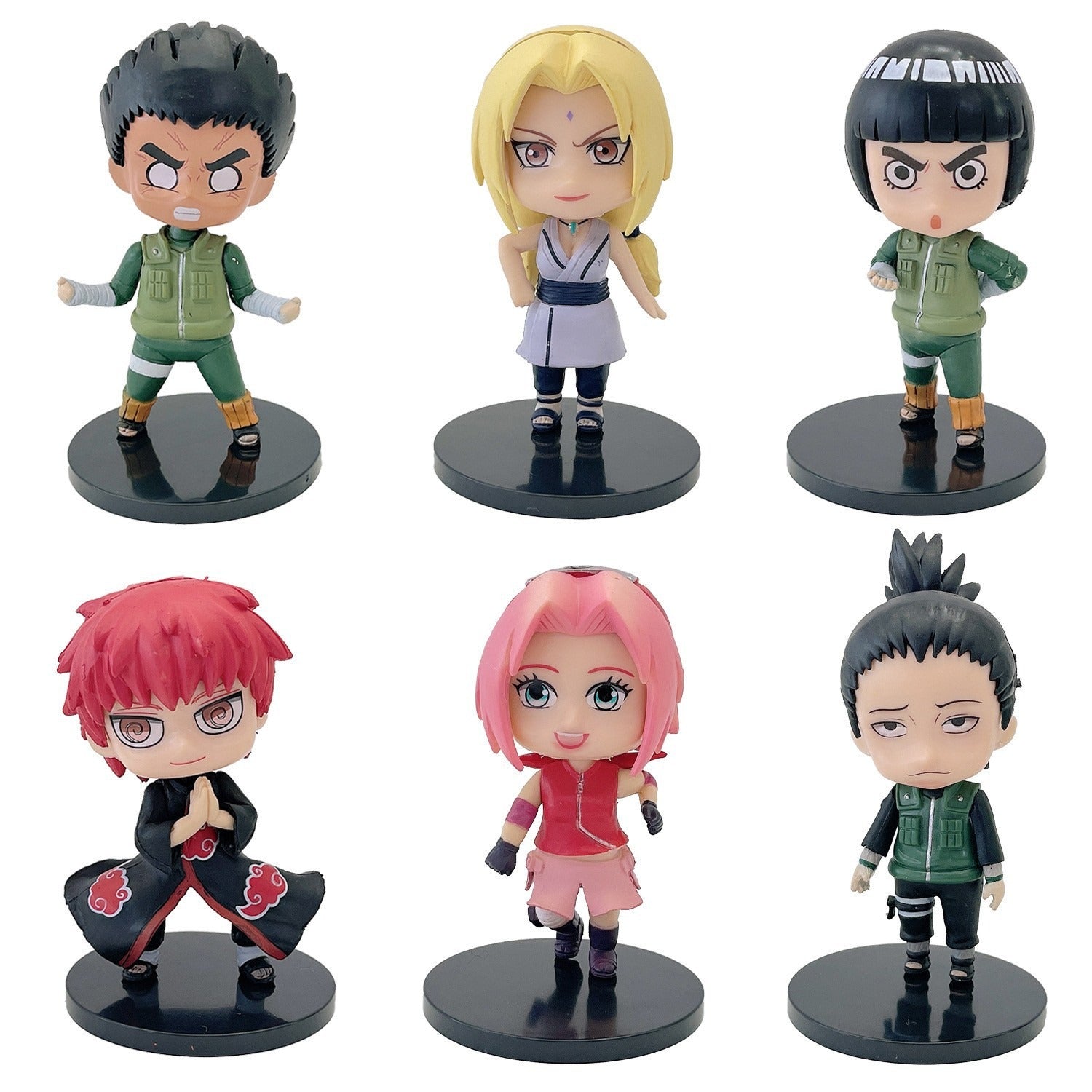 6 Naruto Figures