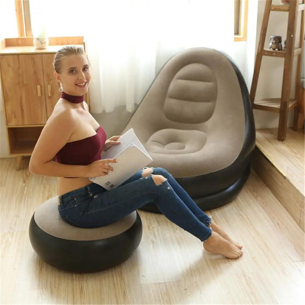 Inflatable Sofa with Ottoman