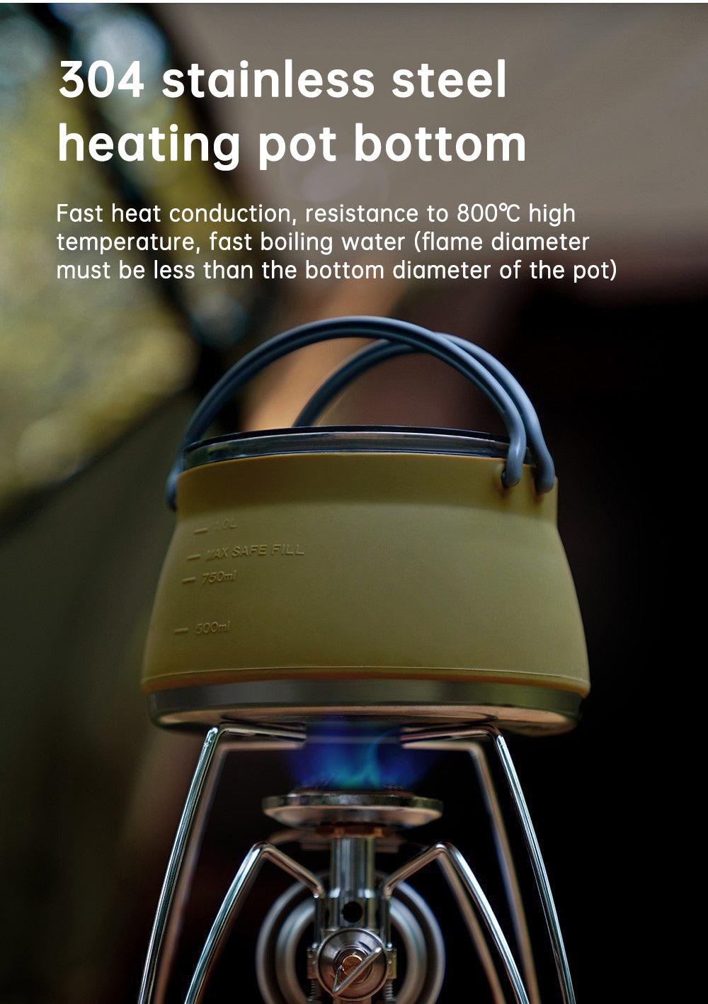 Portable Folding Silicone Kettle