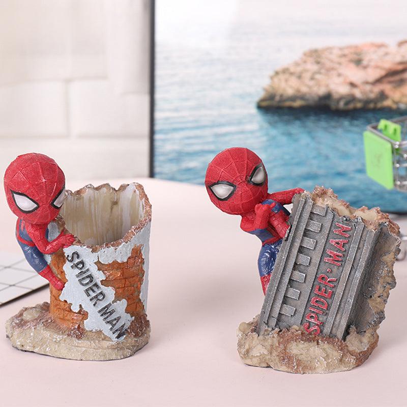 Spider-Man pen holder, round