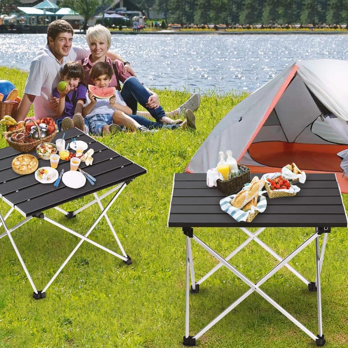 Mesa de camping plegable portátil ultraligera