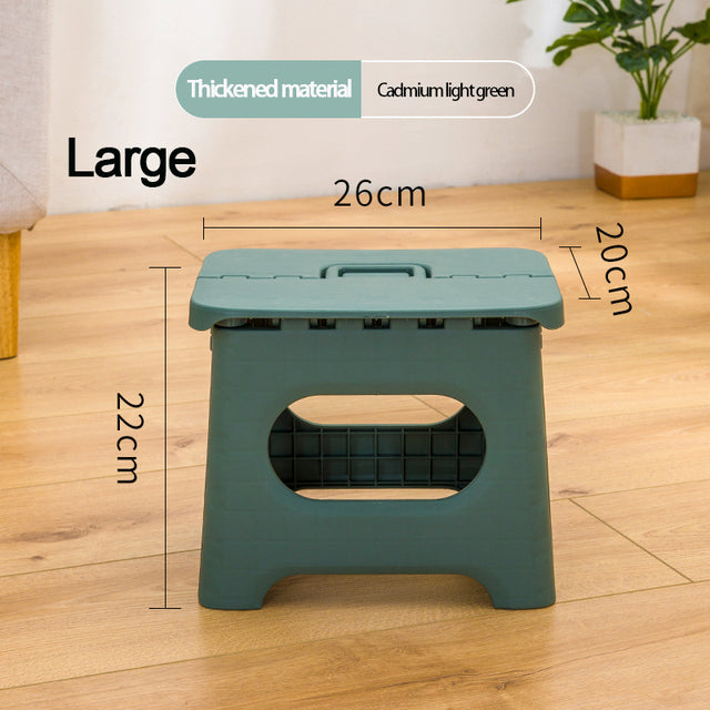 Train Maza Folding Stool: Portable, plastic, for home, subway, outdoor use