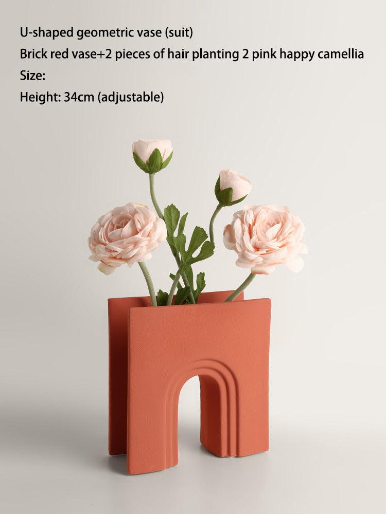 Nordic Ceramic Vase Decor