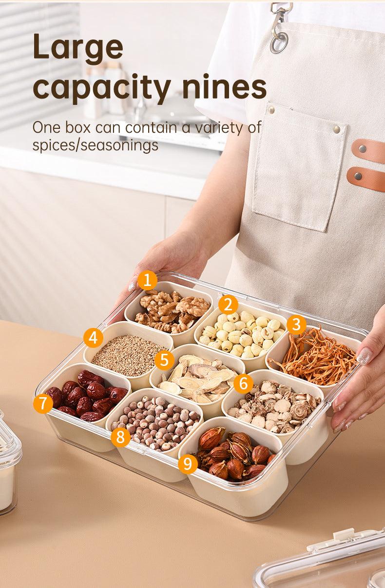 Snackle Box: Veggie Tray with Lid & Handle