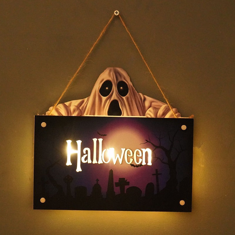 Pumpkin Halloween Light Sign