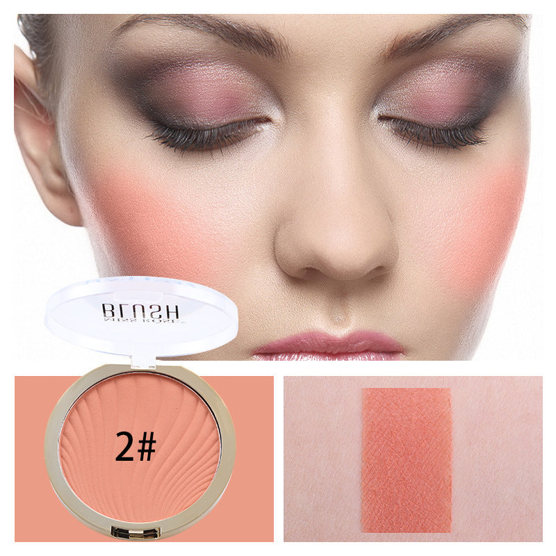 6-Color Matte Blush & Highlighter Palette