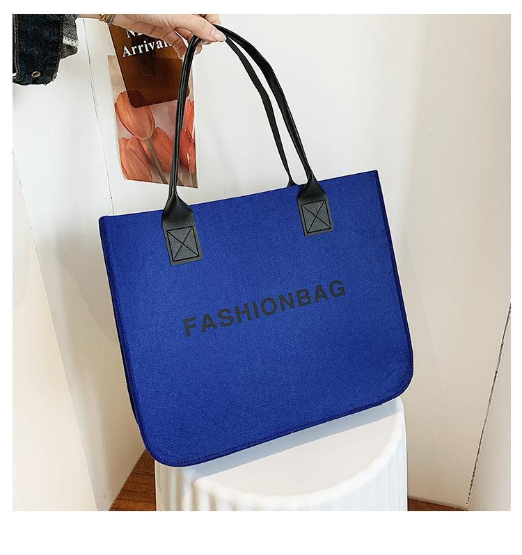 Large elegant Klein blue bag