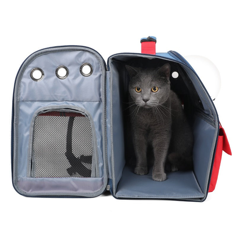 Foldable cat backpack