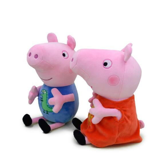 Set de peluches de Peppa Pig - 4 piezas