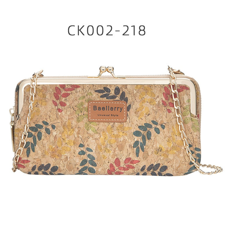 Cartera de madera de moda para mujer