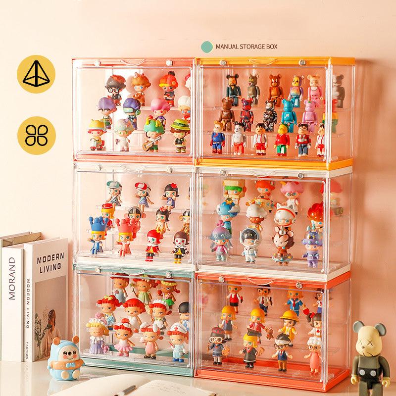 Acrylic Garage Kit Storage Box - Box Shelf Organizer Display