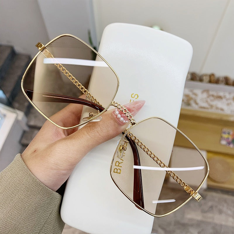 Gradient Square Sunglasses Women