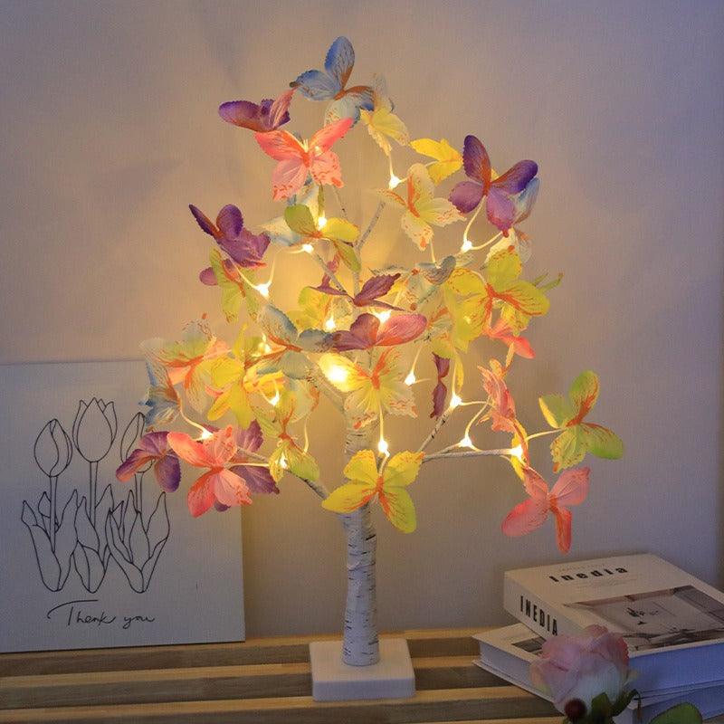 Colorful LED Rose Table Lamp