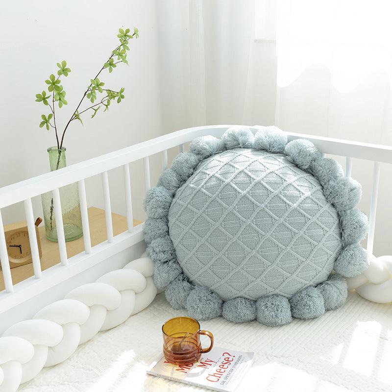 Sunflower Thick Knit Pillow