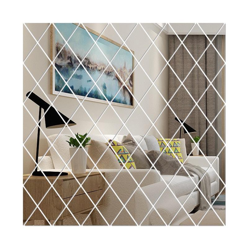 3D Mirror Wall Stickers