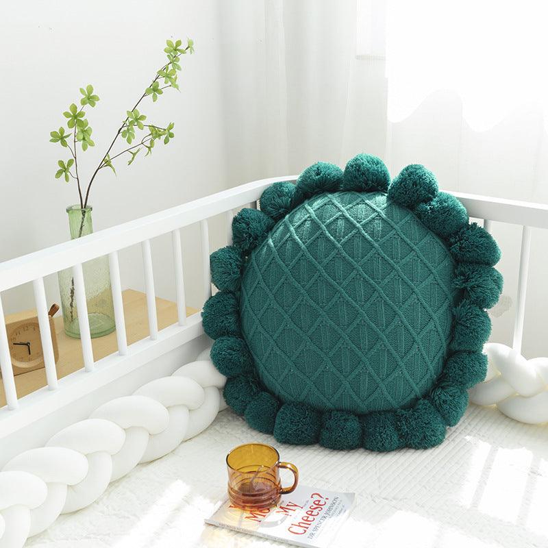 Sunflower Thick Knit Pillow