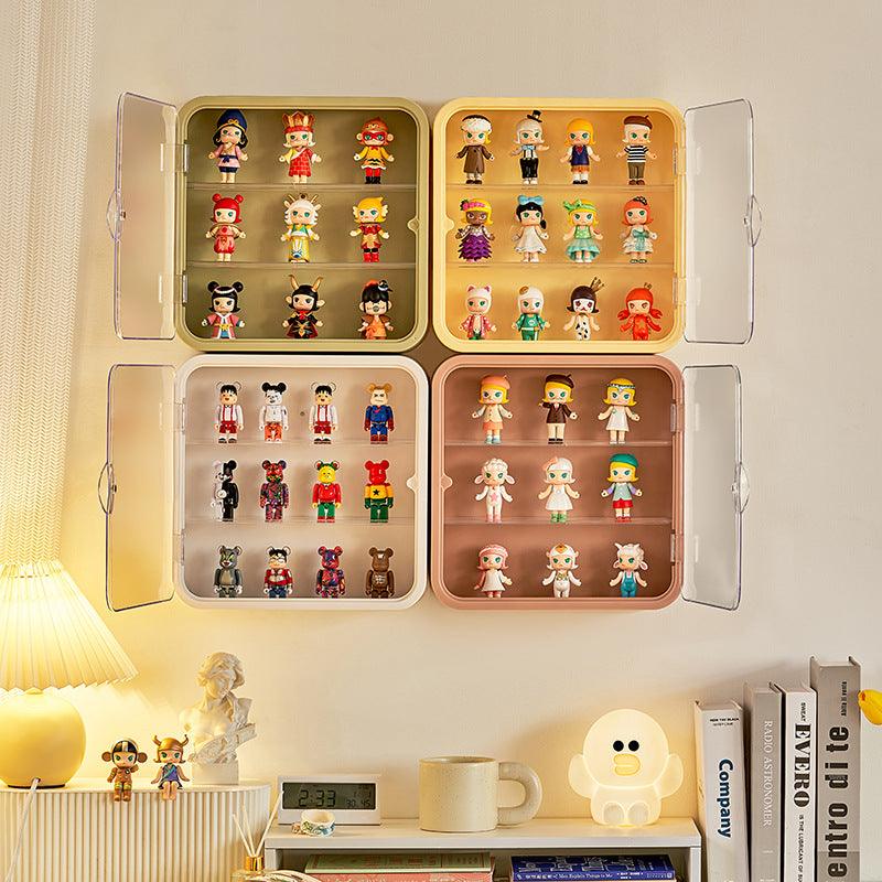 Collection Box - Handmade Doll Frame, Transparent, Wall-Mounted