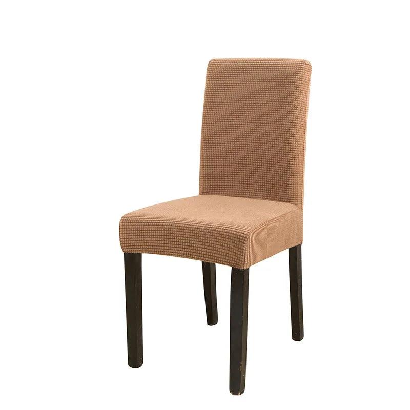 Solid Jacquard Spandex Chair Covers