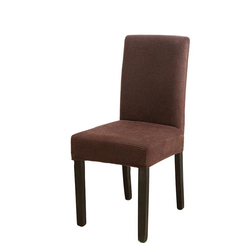 Solid Jacquard Spandex Chair Covers